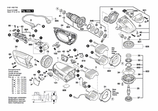 BOSCH Motorgehäuse BLAU | Ersatzteile für GWS 26-180 LVI | 1605108264