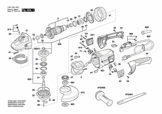 BOSCH Halteklammer | Ersatzteile für GWS 22-230 | 1601334011