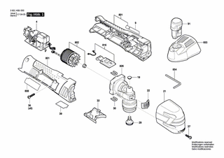 BOSCH Akku-Paket 10,8V, 2,0Ah, LI | Ersatzteile für GOP 10,8-28 | 2607336889