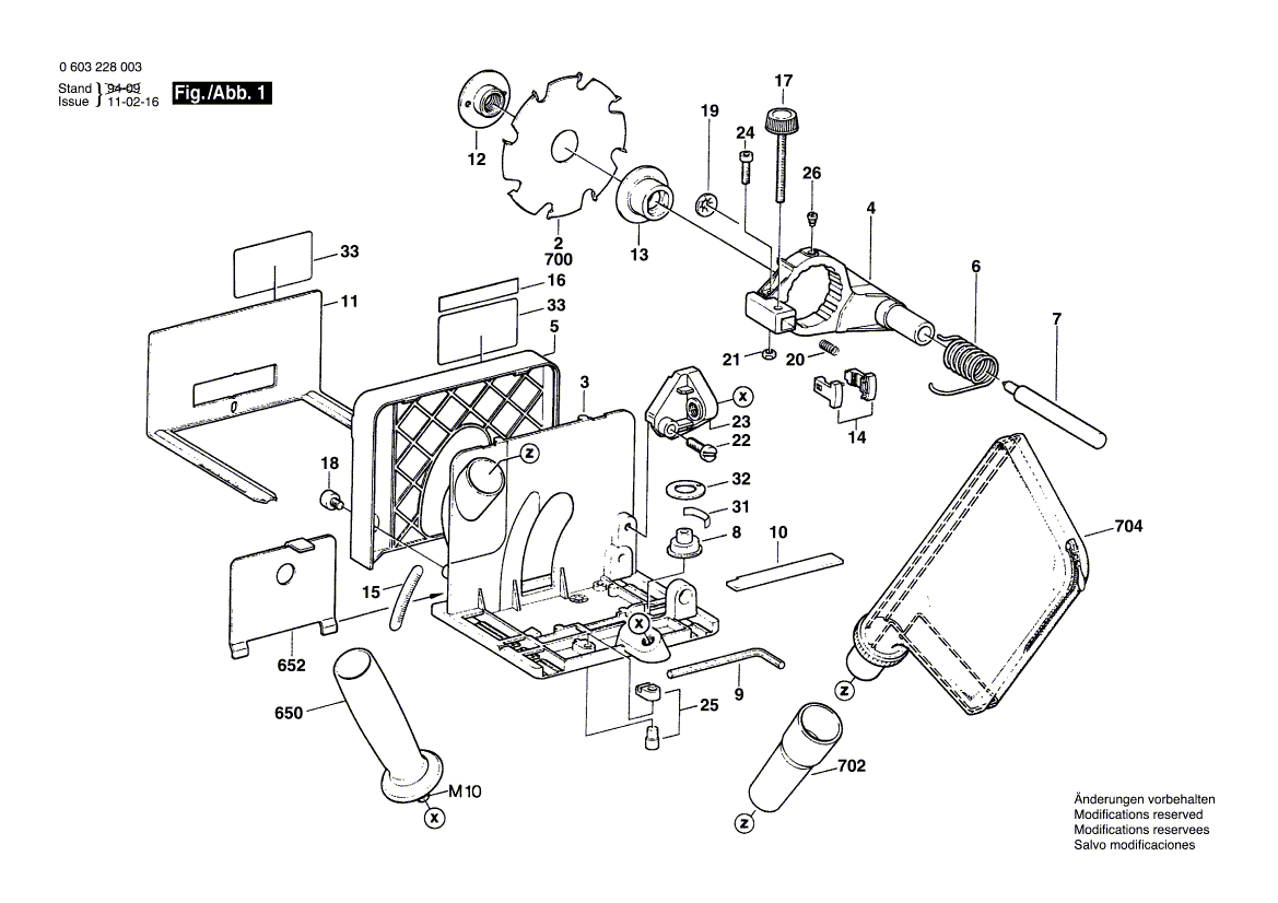 BOSCH PSF 22 - 0603228003