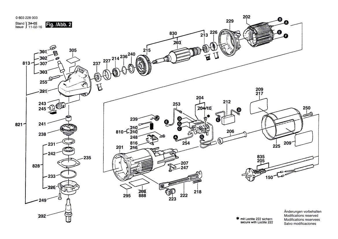 BOSCH PSF 22 - 0603228003