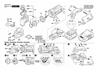 BOSCH Kontakthalter | Ersatzteile für GOP 18V-28 | 1609280478