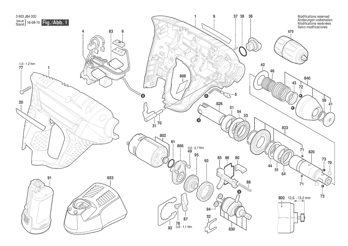 BOSCH Uneo 10,8 LI-2 - 3603J84000