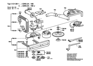BOSCH GWS 24-180 S - 0601361103