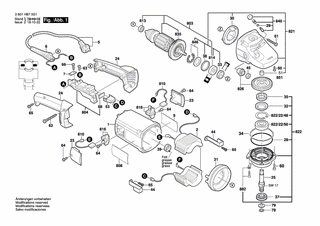 BOSCH Verschlussdeckel | Ersatzteile für GWS 2000 | 1619P14320