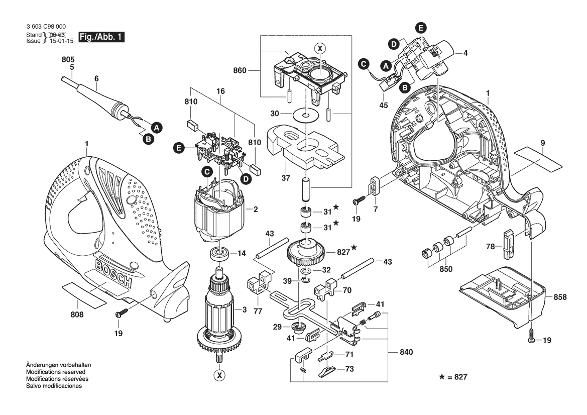 BOSCH PFZ 500 E - 3603C98000