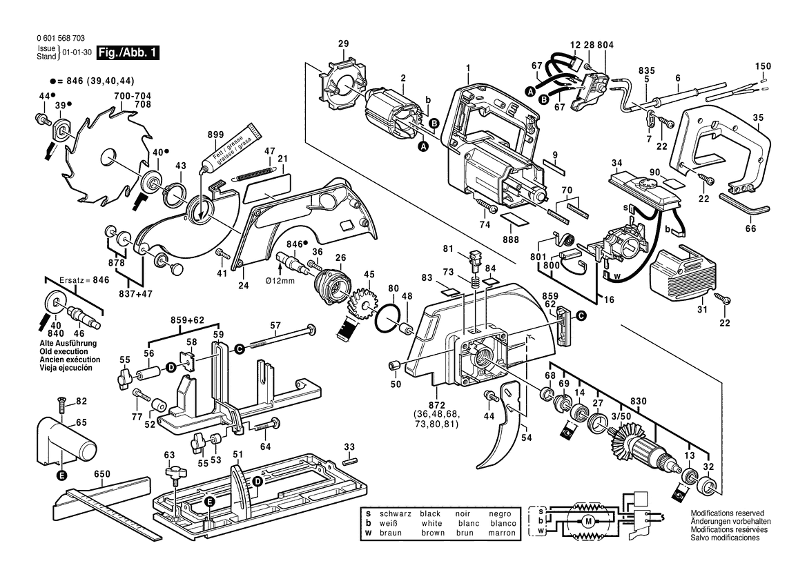 BOSCH GKS 66 CE - 0601568703