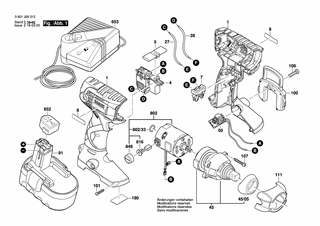 BOSCH Taste | Ersatzteile fr 22618 | 2609100273