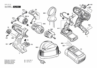BOSCH Verstellschieber | Ersatzteile für 18636 | 2601099149