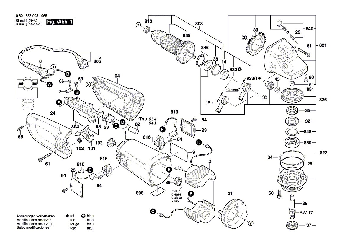 BOSCH GWS 26-230 B - 0601856003