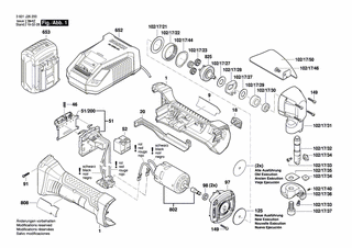 BOSCH Messer | Ersatzteile für GSC 18V-16 | 3608635009
