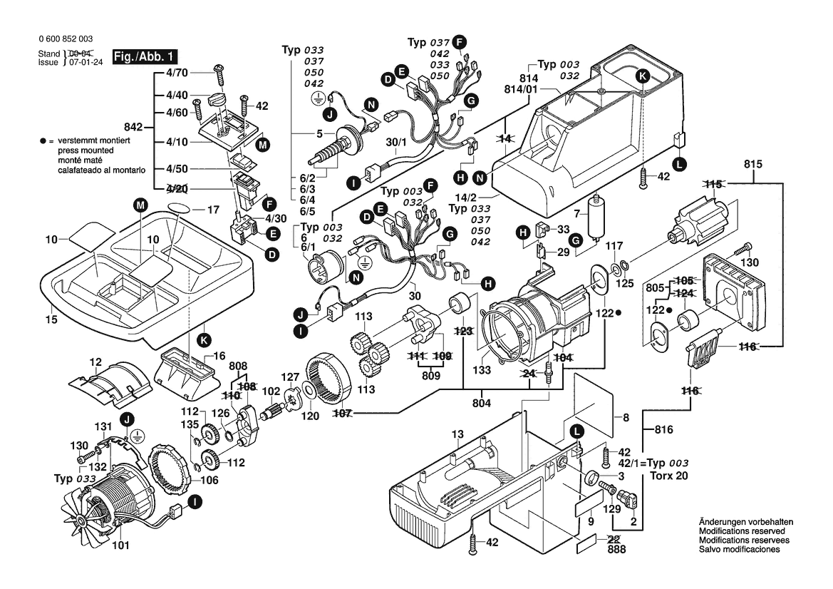 BOSCH AXT 2200 HP - 0600852003