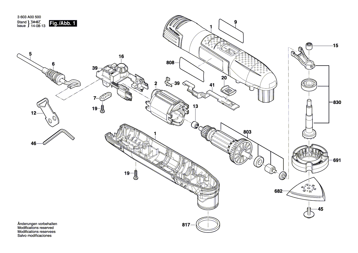 BOSCH PMF 190 E - 3603A00500