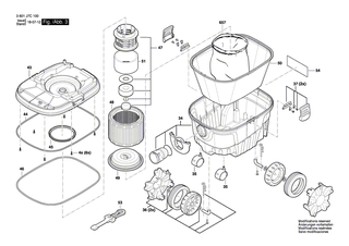 BOSCH Kissen | Ersatzteile für GAS 12-25 PL | 1619PB3265