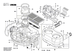 BOSCH Schraube | Ersatzteile fr GAS20-17AH | 2609200551