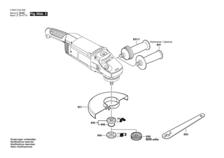 BOSCH PWS 2000-230 JE - 3603CC6030