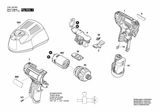 BOSCH Gleichstrommotor 10,8V - 12V | Ersatzteile für GSR 10,8 V-LI | 2609199258