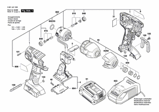 BOSCH Elektronikmodul | Ersatzteile für GDR 18 V-LI | 1607233480