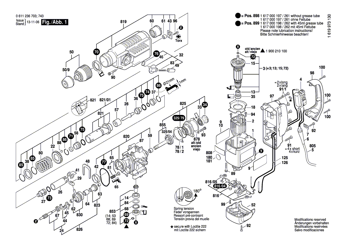 BOSCH GBH 4 DFE - 0611236703