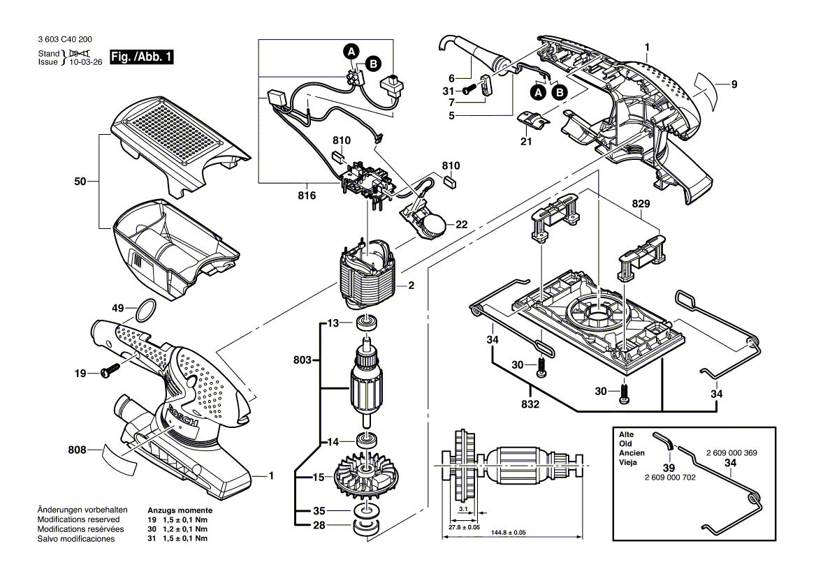 BOSCH PSS 250 AE - 3603C40200