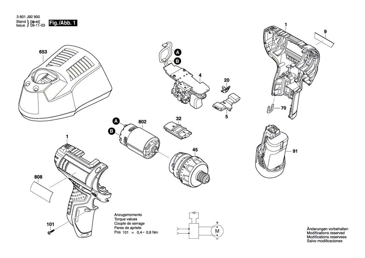 BOSCH A-S2 10,8 V - 3601J92E00