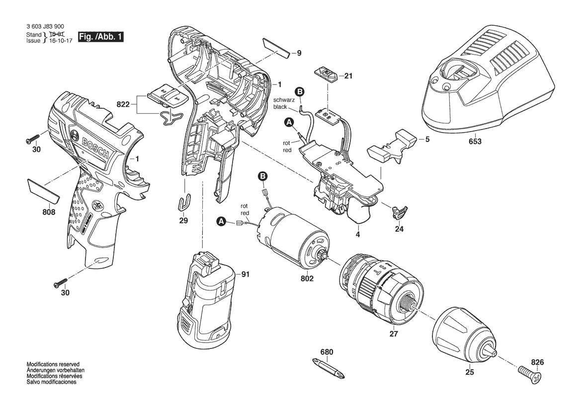 BOSCH PSB 10.8 LI-2 - 3603J83900