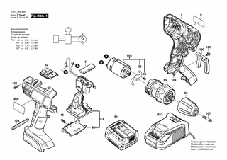 BOSCH Schiebeschalter | Ersatzteile für GSR 14,4-2-LI | 2609199251