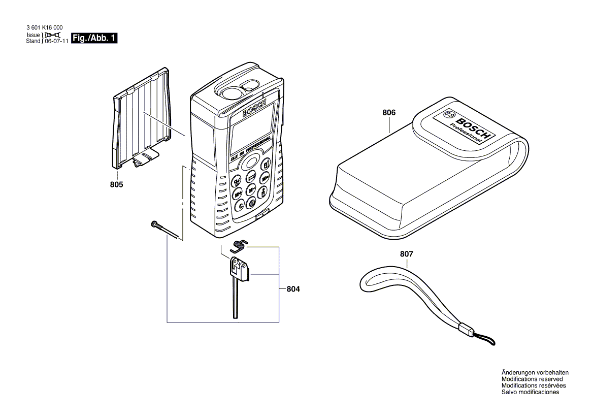 BOSCH DLE 50 - 3601K16000