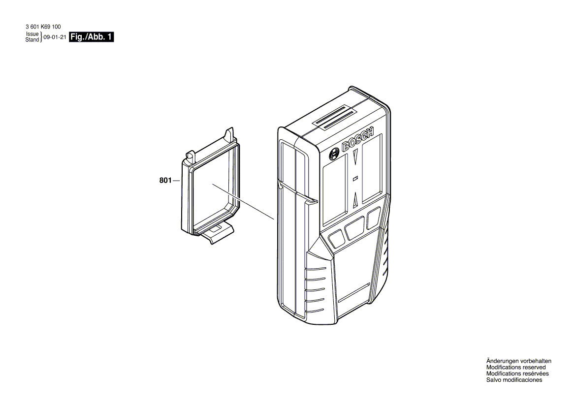 BOSCH GLL 2-50+ LR2 - 3601K69100
