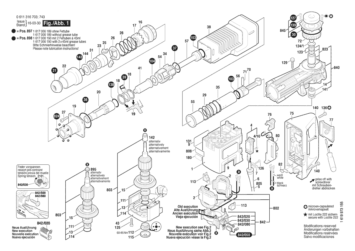BOSCH GSH 11 E - 0611316703