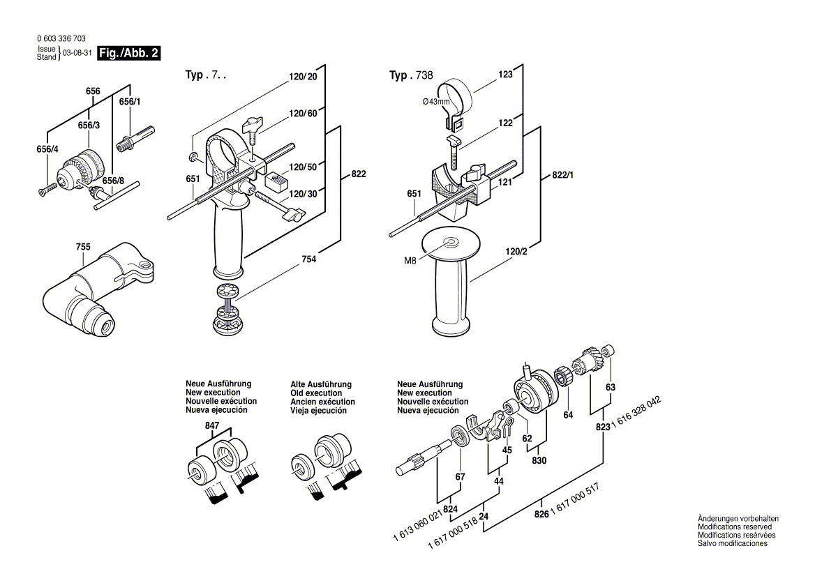 BOSCH PBH 220 RE - 0603336703