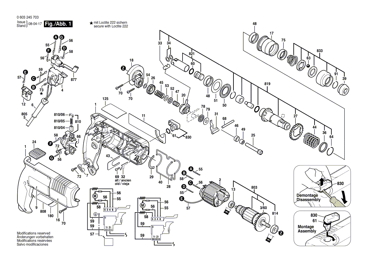 BOSCH PBH 200 RE - 0603245703