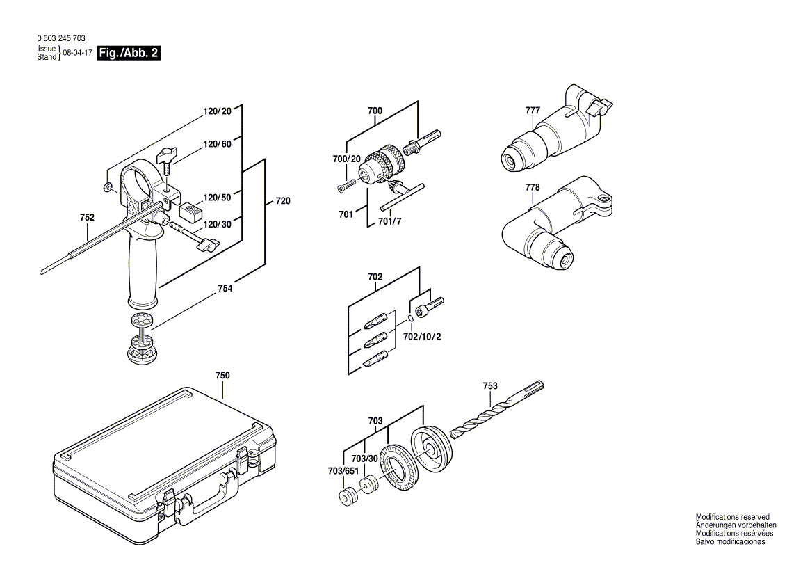 BOSCH PBH 200 RE - 0603245703