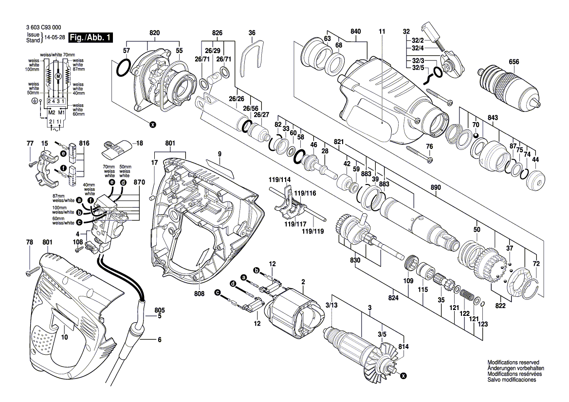 BOSCH PBH 2800 RE - 3603C93000