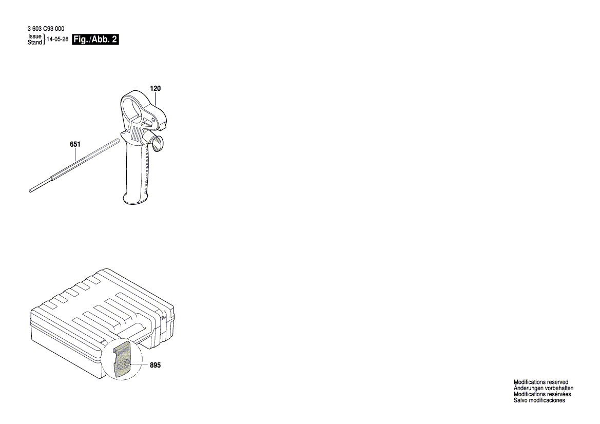 BOSCH PBH 2800 RE - 3603C93000