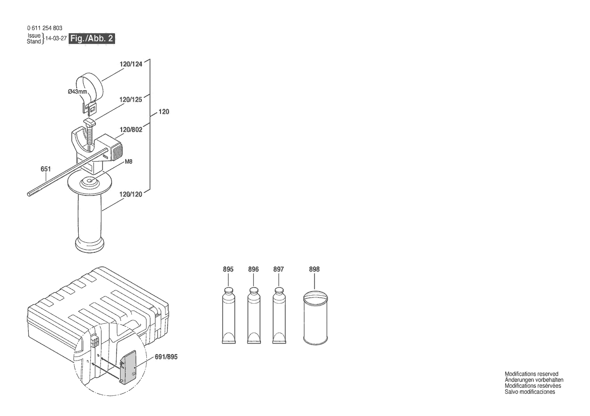 BOSCH GBH 2600 - 0611254803