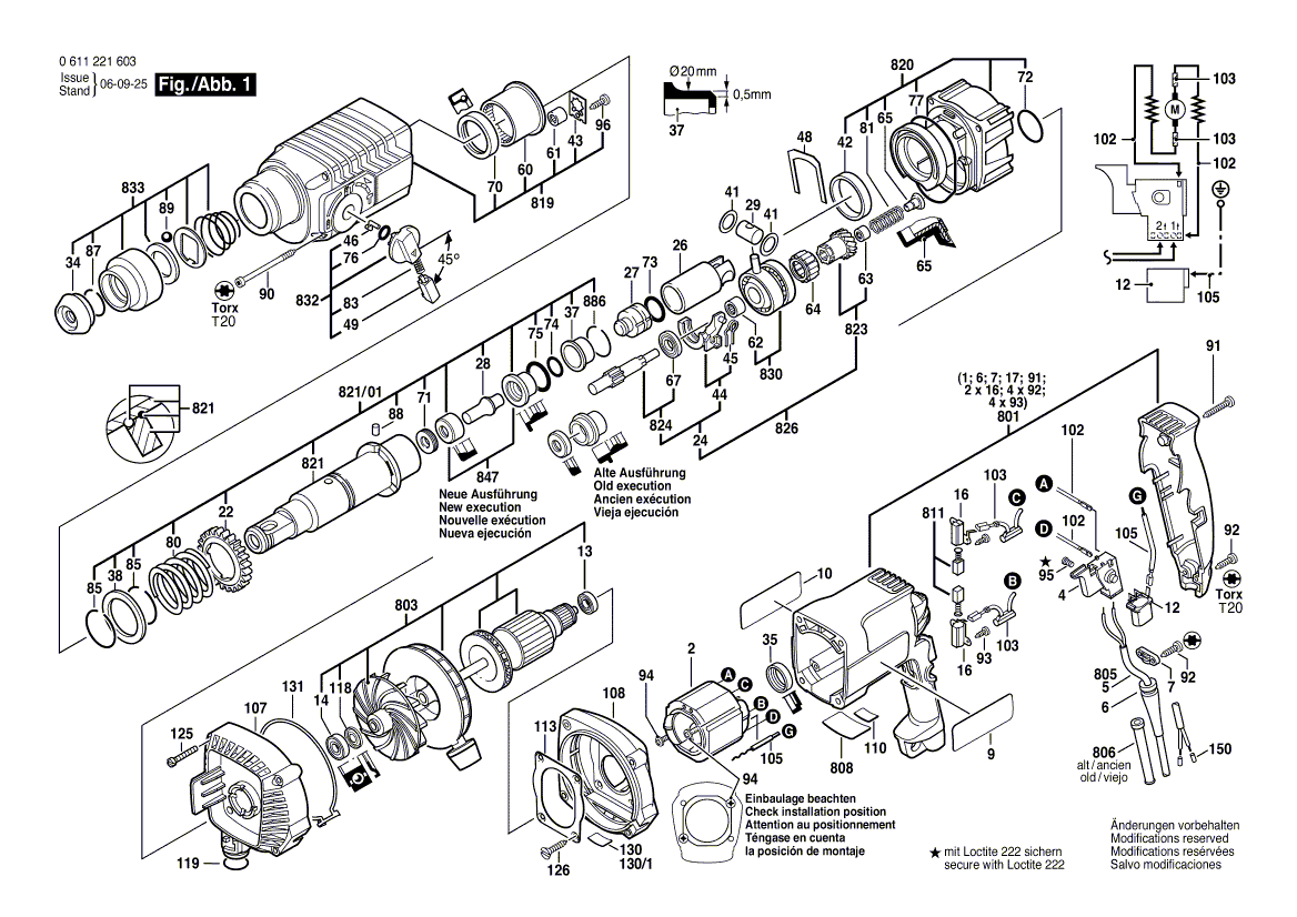 BOSCH GAH 500 DSE - 0611221603