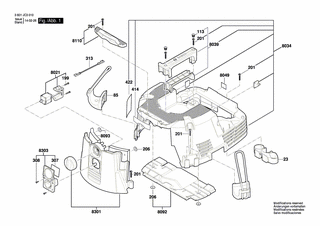 BOSCH Halterung | Ersatzteile für VAC090S | 2609200435