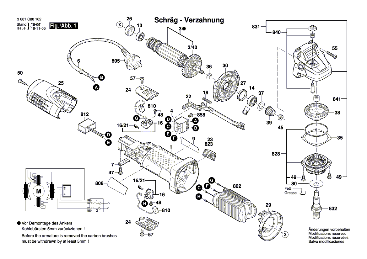 BOSCH GWS 7-125 - 3601C88102