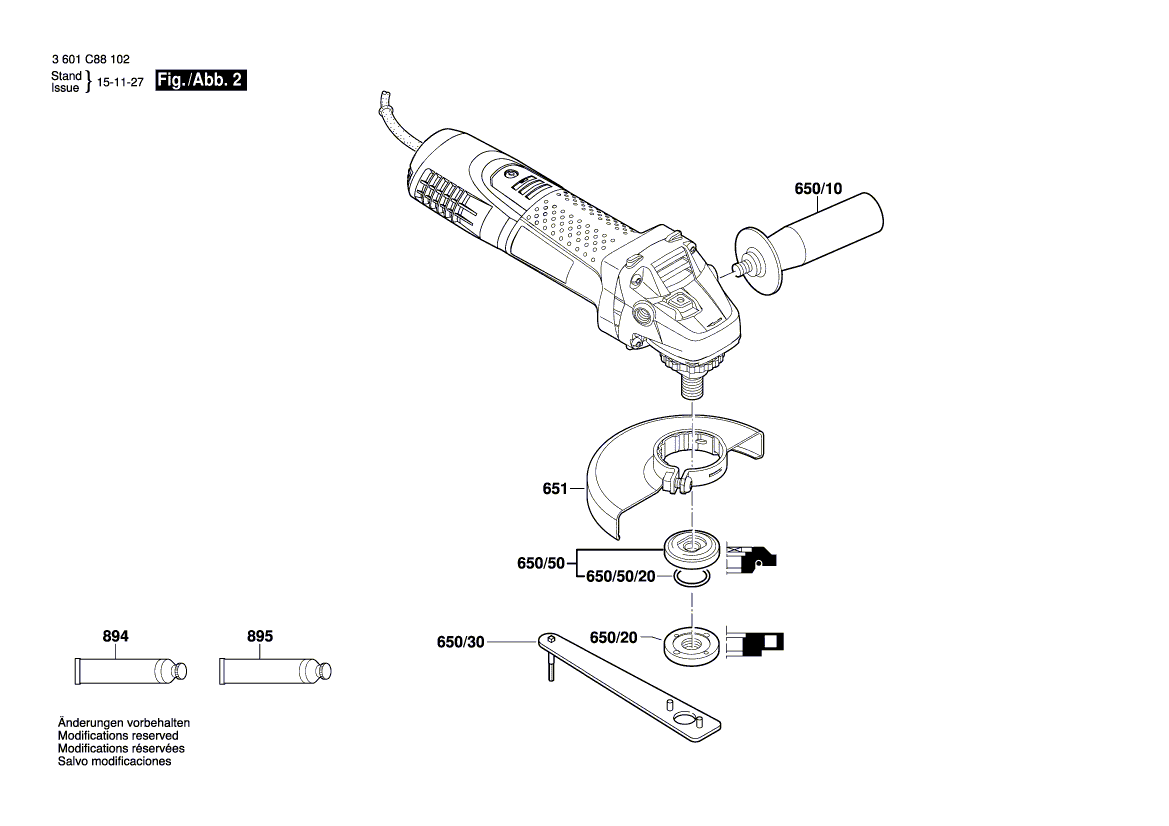 BOSCH GWS 7-125 - 3601C88102