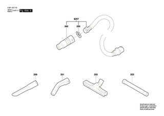 BOSCH Spannring | Ersatzteile für GAS 35 M AFC | 2609200454