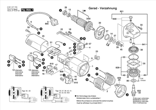 BOSCH GWS 850 CE - 0601378708