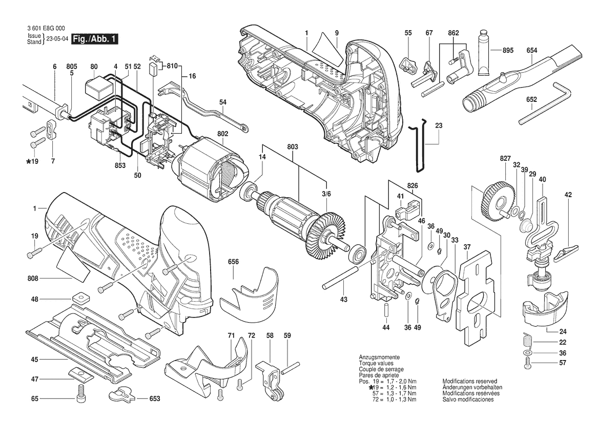BOSCH GST 90 E - 3601E8G000