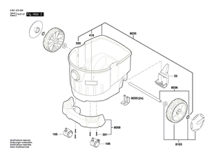 BOSCH Magnet | Ersatzteile für GAS 35 L AFC | 2609200460