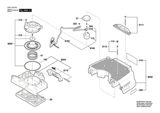 BOSCH Fächerscheibe | Ersatzteile für GAS 35 L AFC | 2609200399