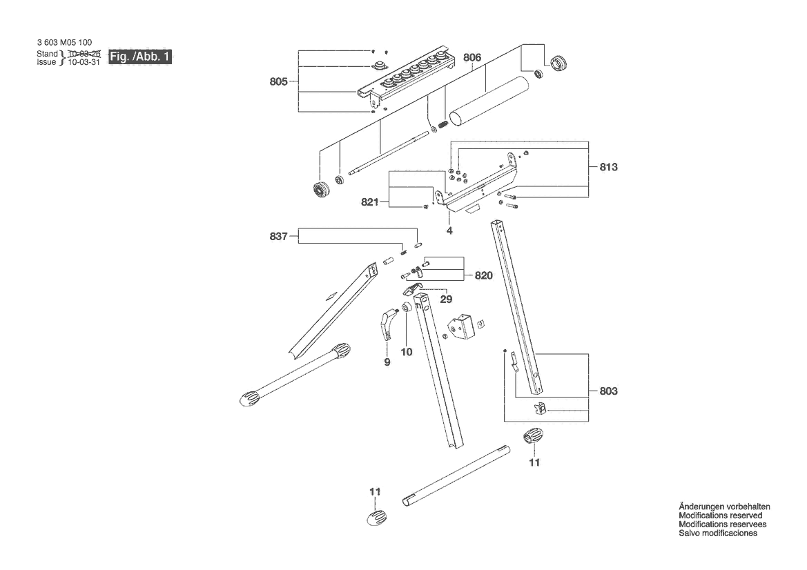 BOSCH PTA 1000 - 3603M05100