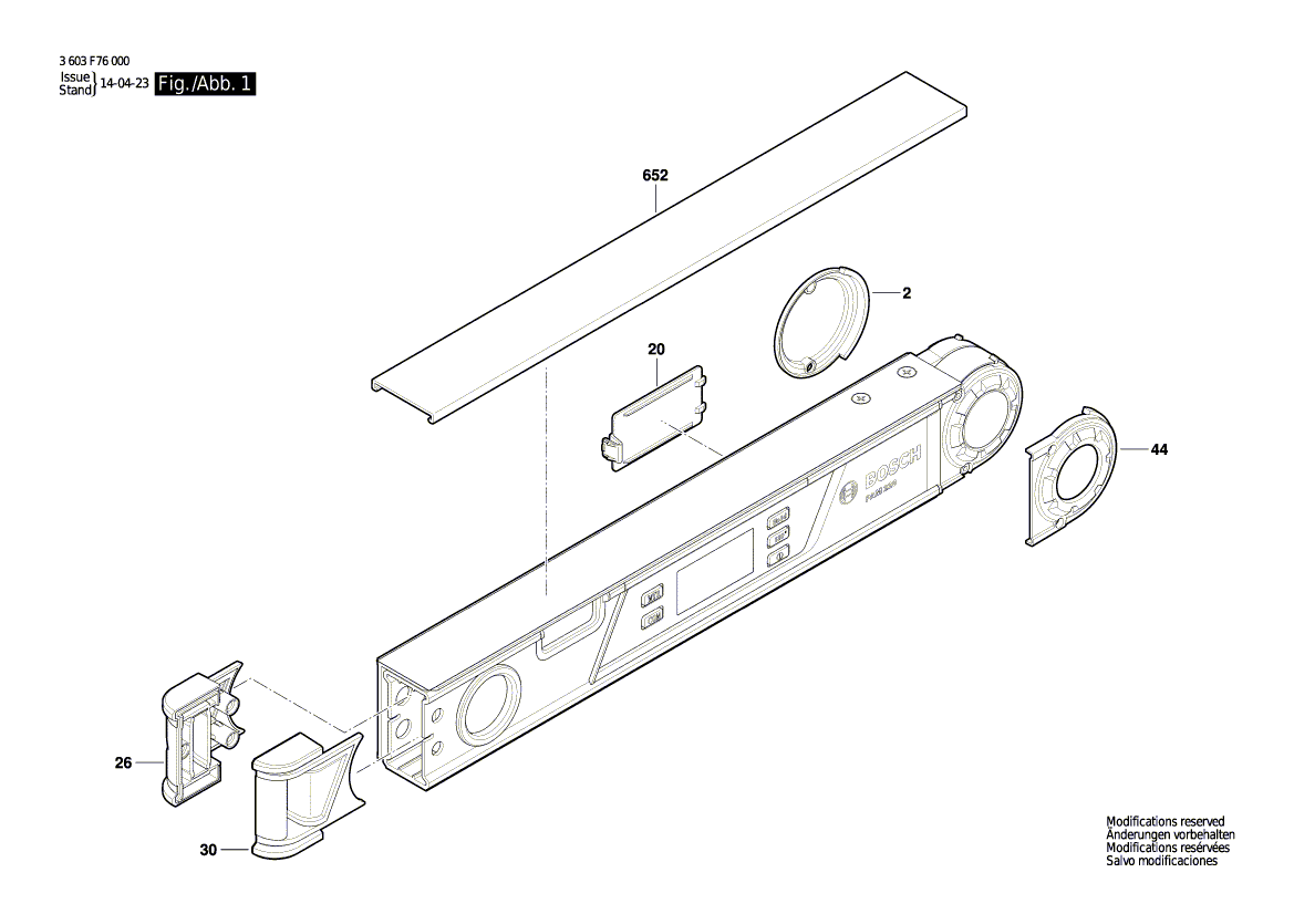 BOSCH PAM 220 - 3603F76000