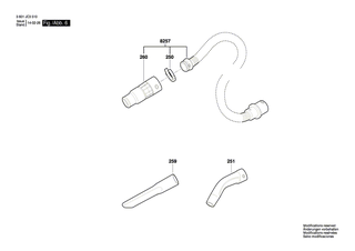 BOSCH Halter | Ersatzteile f�r VAC140AH | 2609200473