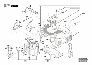 BOSCH Schlauch | Ersatzteile für VAC140AH | 2608000A09