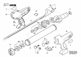 BOSCH Rohr | Ersatzteile für GCG 18V-20 | 1600A012FK